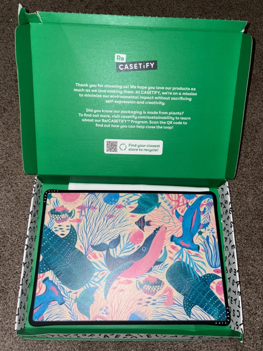 Casetify “Under the Sea by Grace Andersson” Bounce Mackbook Pro 16-inch Case